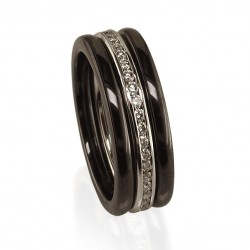 rounded black ceramic diamond channel wht 800