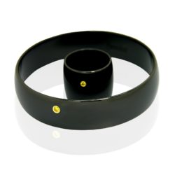 yellow solitaire bangle ring wht 800